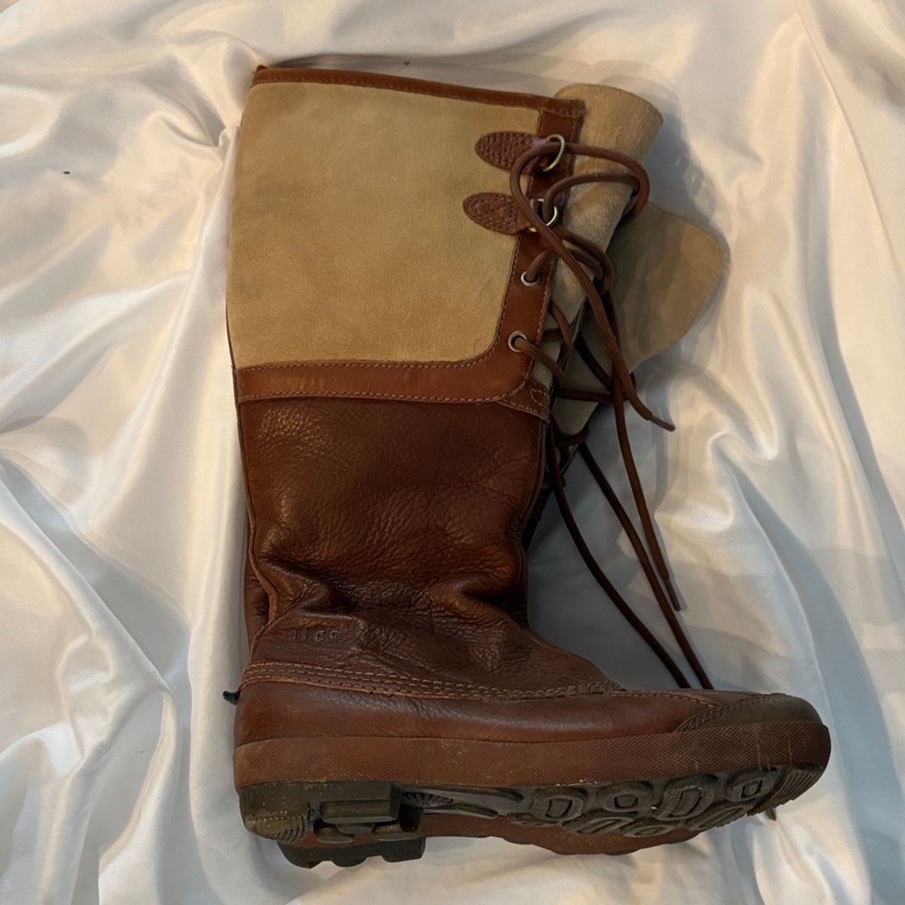 UGG Leather and Suede Boots